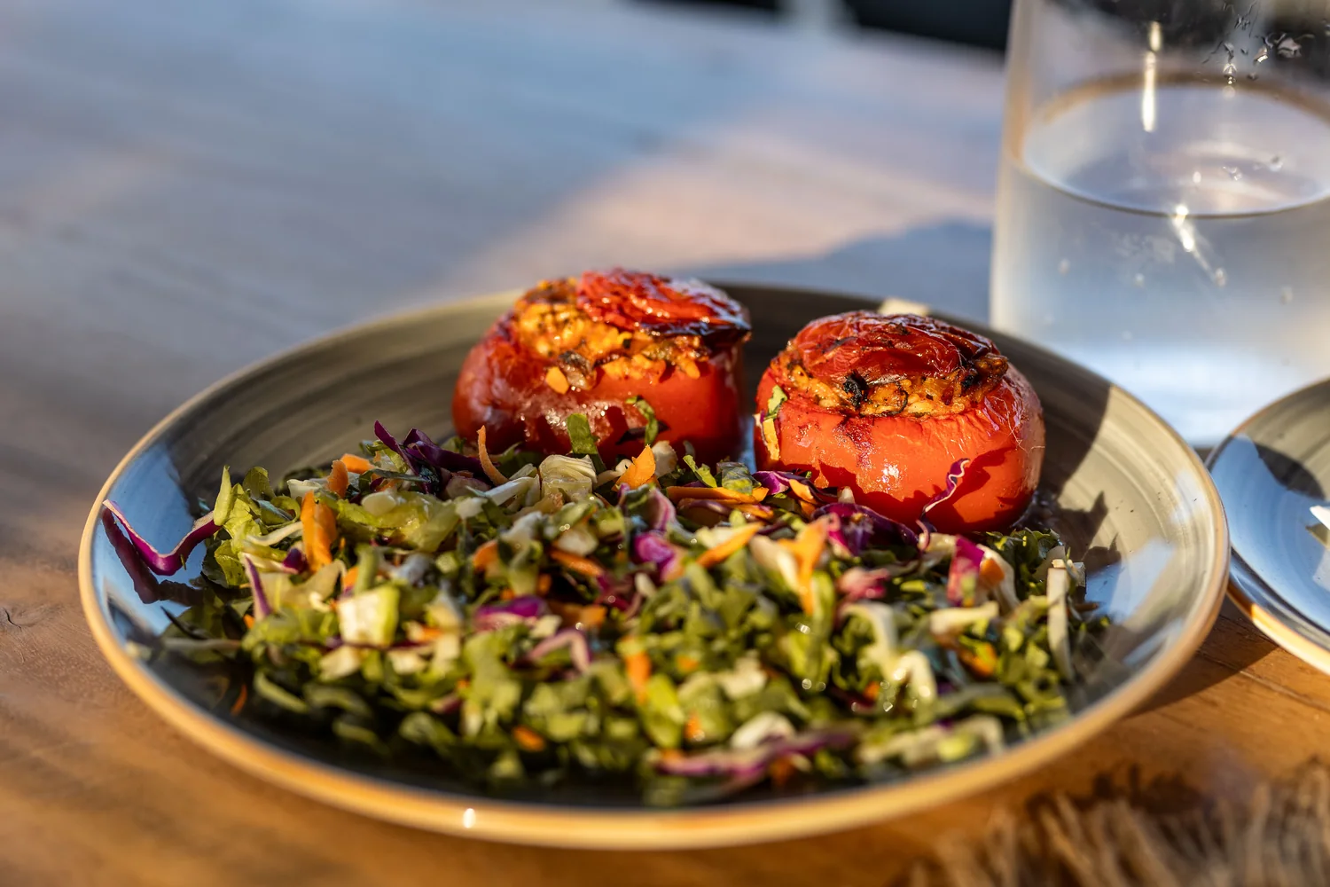 Scirocco dishes served at the table