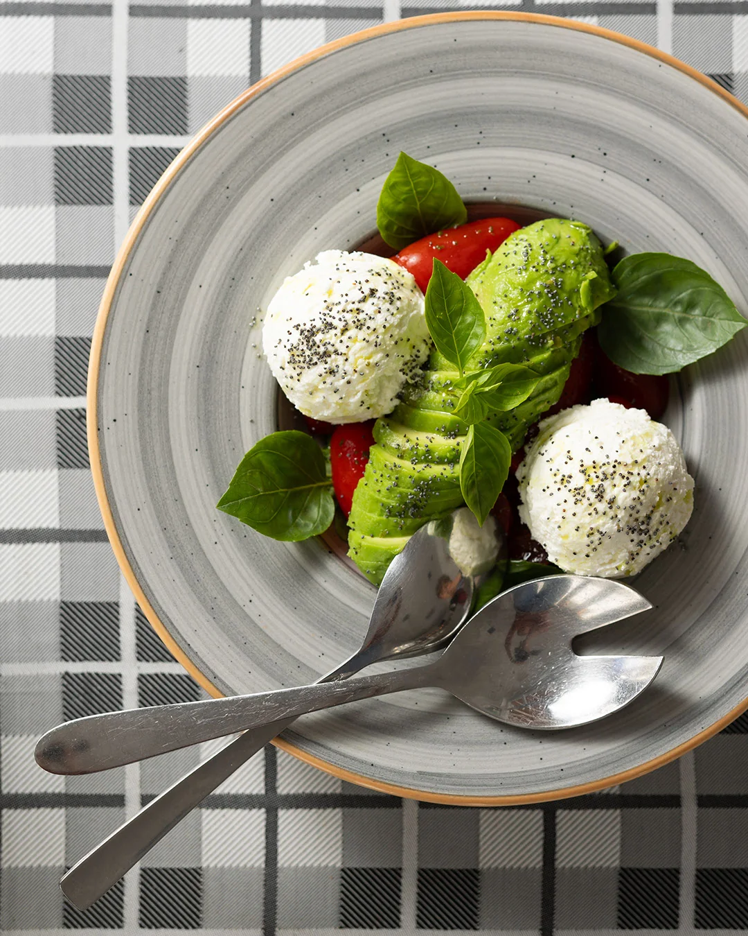 Fresh salad with Naxian cheese